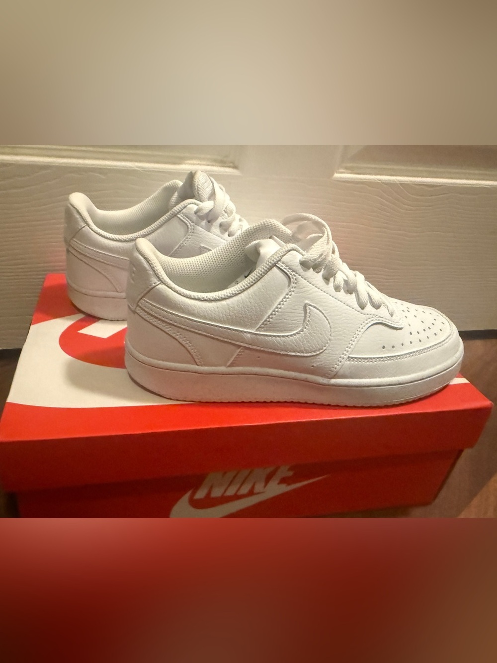 New NIKE Women's Court Vision Low
Next Nature Shoes Size 8